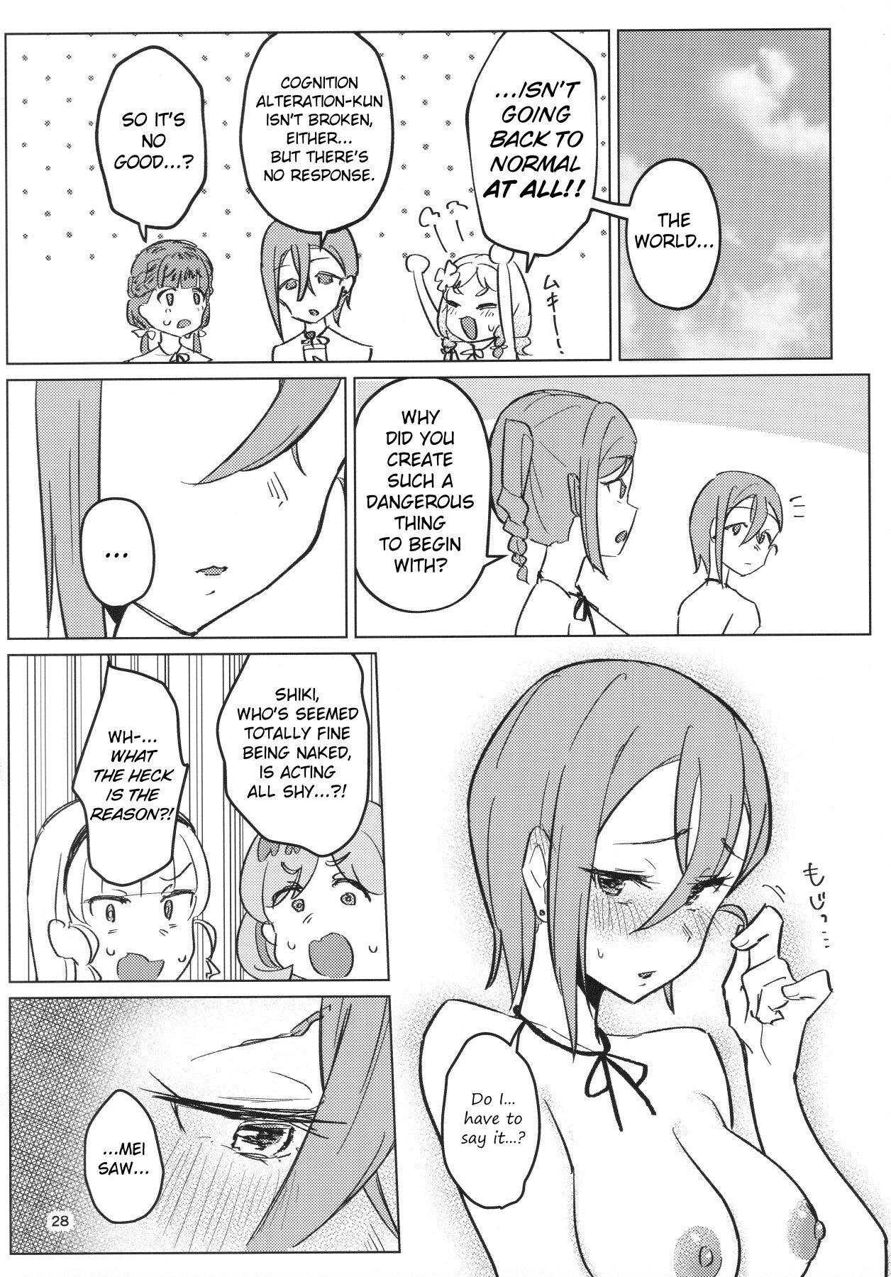 Hentai Manga Comic-Going to School Naked is the Standard-Read-29